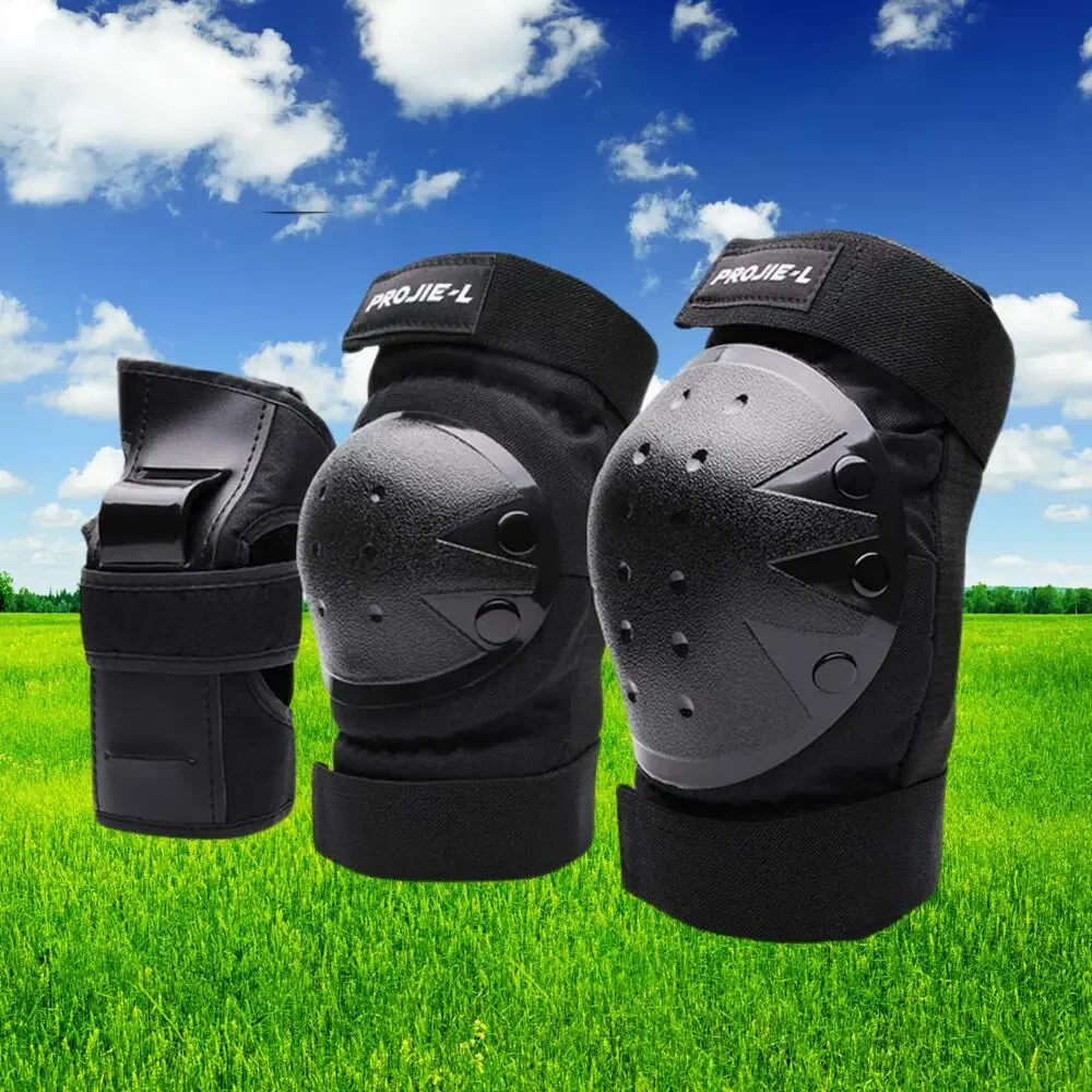 Projie L Youth Protective Gear Knee Elbow Wrist Pads Set Medium NIB